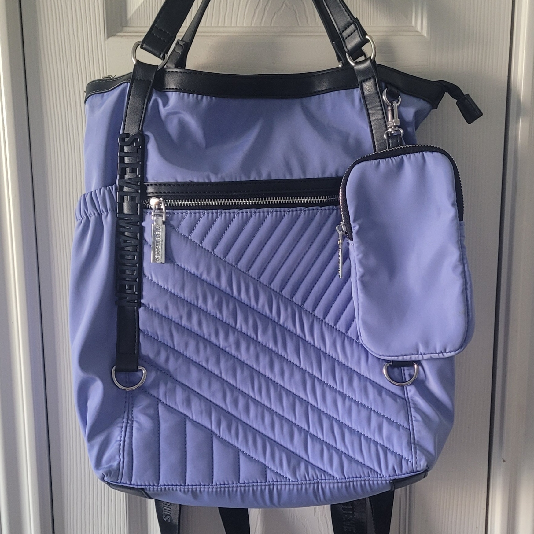 Steve Madden Purple Crossbody Back Pack